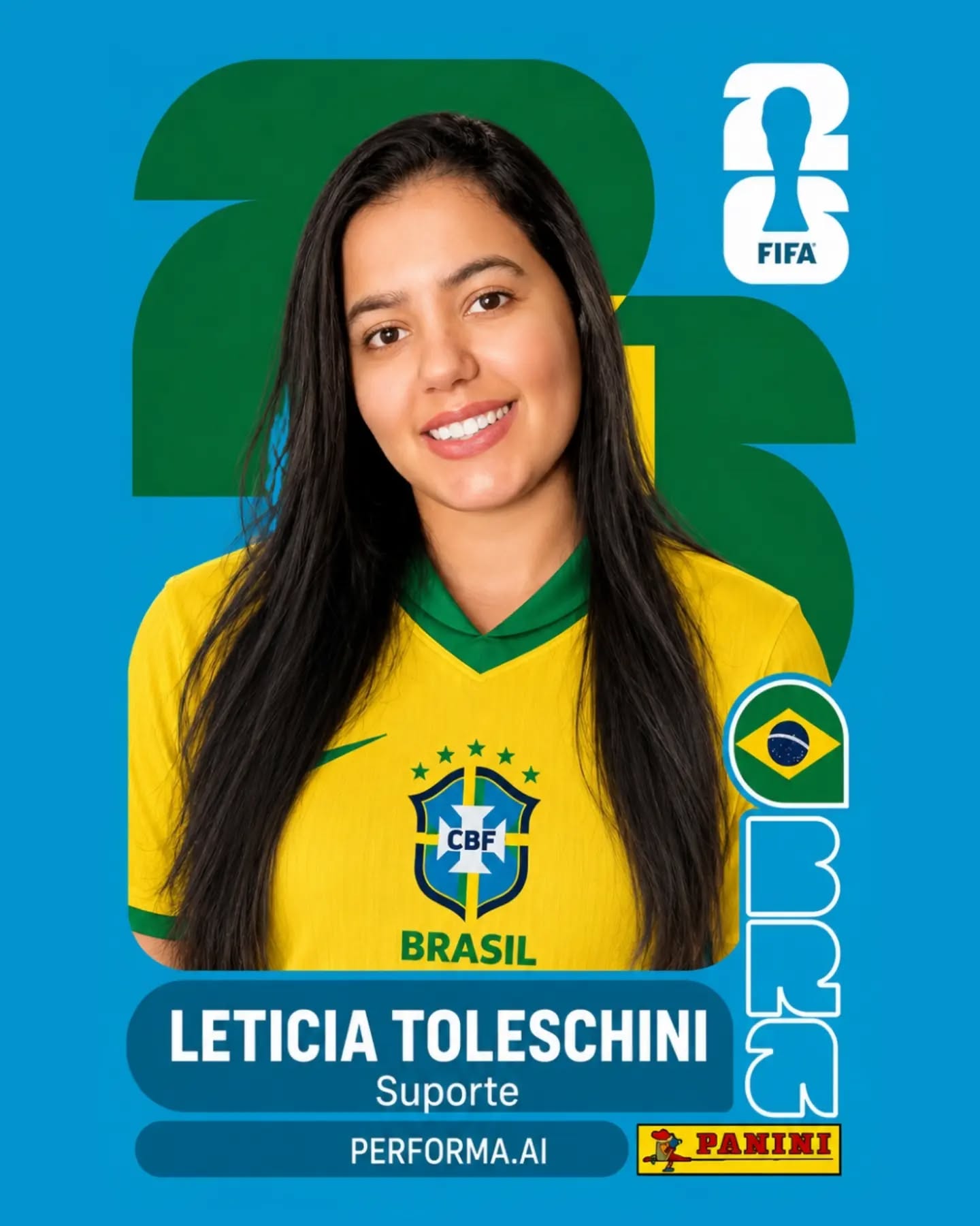 Imagem do post Desde agosto de 2021 defendendo as cores da Performa.AI: Letícia, nossa zagueira do suporte! ⚽