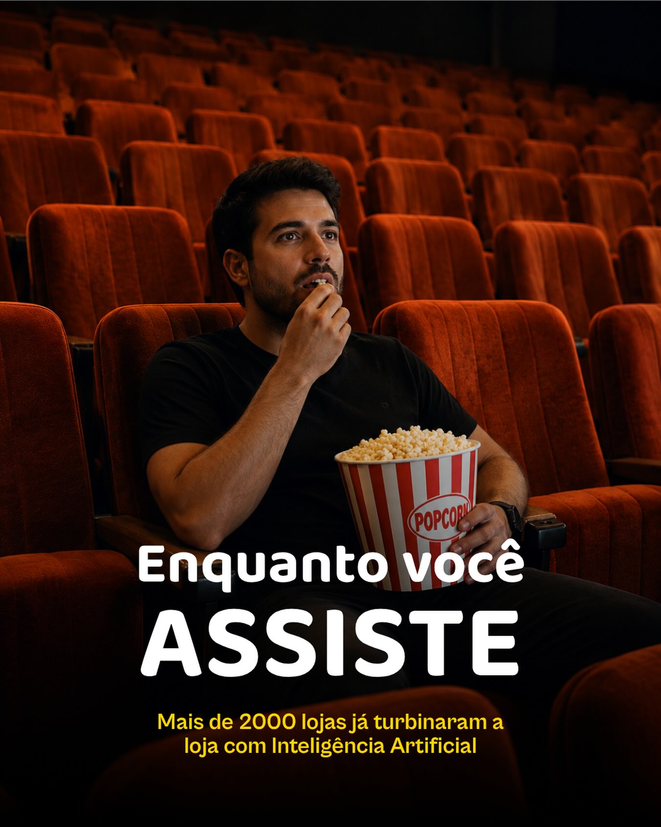 Imagem do post 🎬 Enquanto você assiste ao seu filme favorito, sua loja pode estar vendendo sozinha