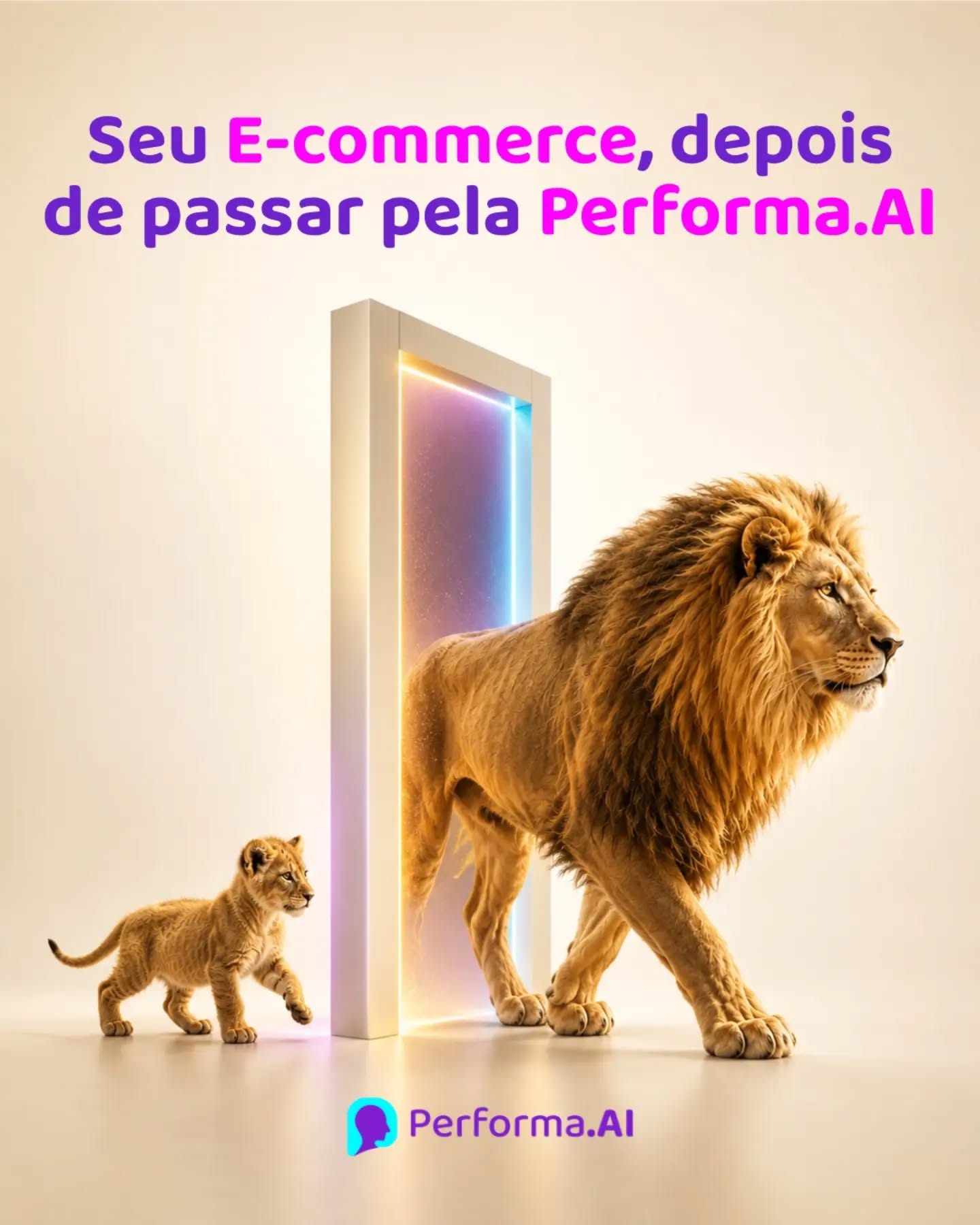 Imagem do post Esse filhote e esse leão são o mesmo animal