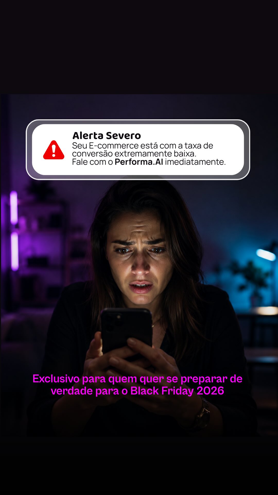 Imagem do post Quando um alerta severo aparece no seu celular, você para tudo