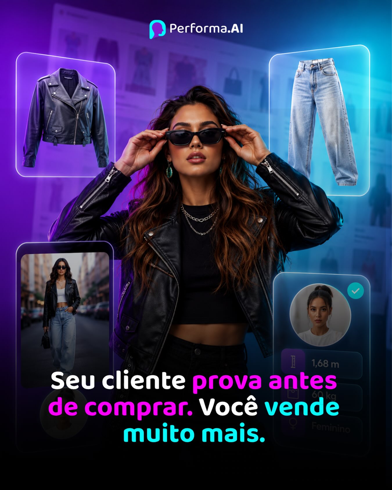 Imagem do post Seu cliente já pode se ver com a roupa antes de comprar. 👀🛍️