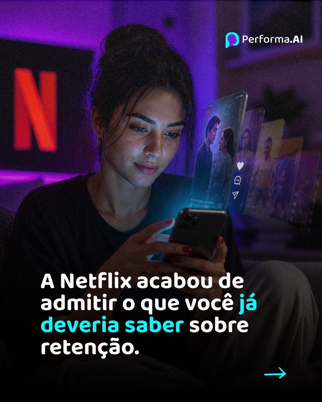 Imagem do post A Netflix acabou de entregar um case de retenção disfarçado de feature