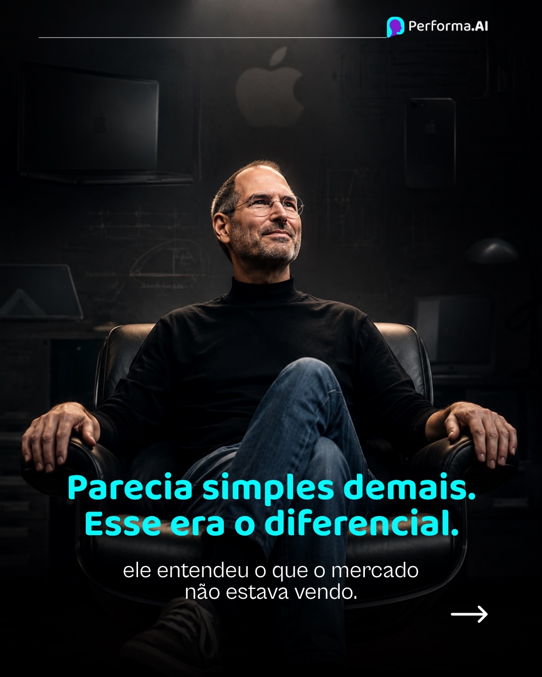 Imagem do post Steve Jobs percebeu algo importante, as pessoas não queriam tecnologia impressionante, elas queriam algo que funcionasse