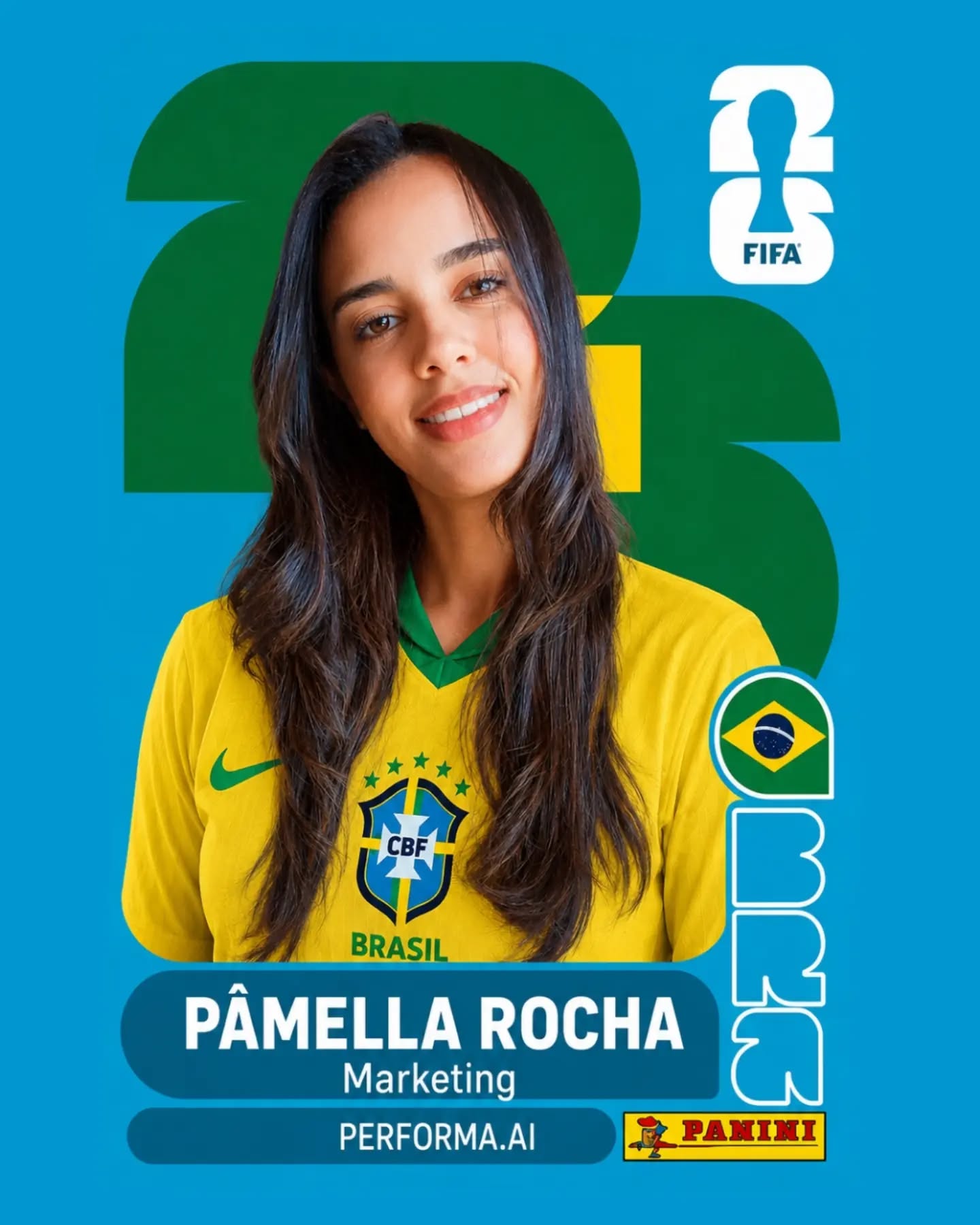 Imagem do post 4 meses de empresa e já muitas jogadas desenhadas: Pâmella, nossa meio-campista do marketing!