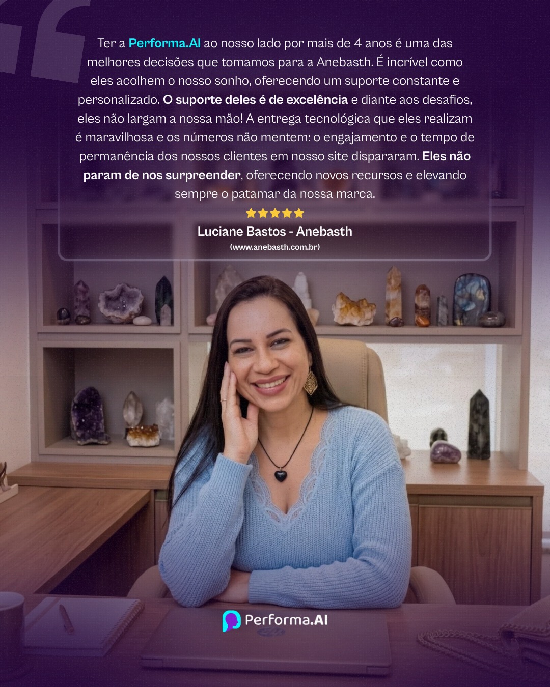 Imagem do post Receber uma mensagem como essa da Luciane é daquelas coisas que fazem tudo valer a pena. 💜