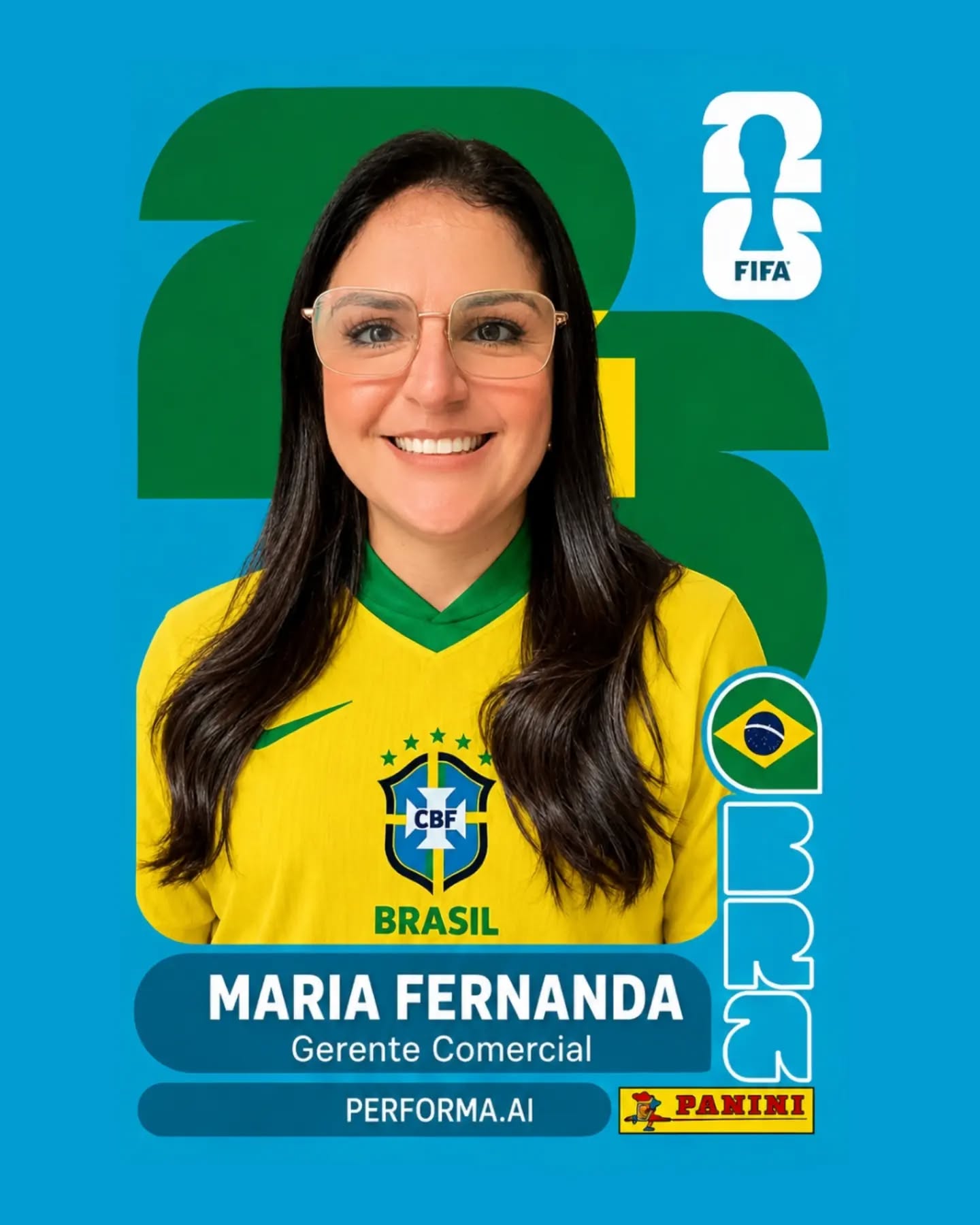Imagem do post Desde março de 2026 no time, Maria Fernanda ocupa uma posição fundamental em campo: nossa meio-campista e Head Comercial!